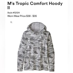 Patagonia Gray Camouflage Men's Hoody